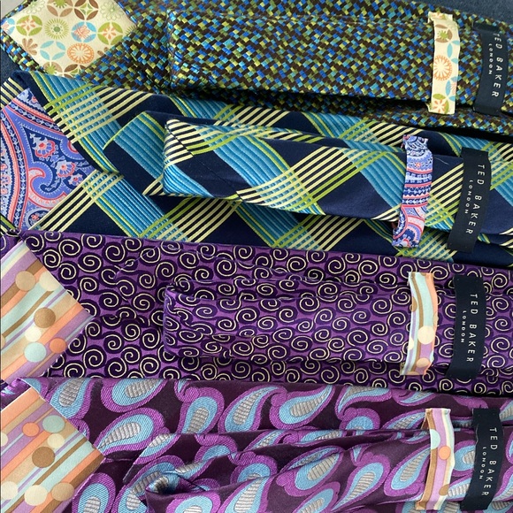 Ted Baker Other - Lot of 5 TED BAKER designer silk neck ties